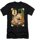 Anime Cat Funny Fat Ramen Eating Cat Zyneu Gangd T-Shirt