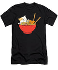 Anime Cat Japanese Ramen Noodles Foodie Gift Haselshirt T-Shirt