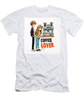 Anime Characters with Coffee Machine Grafititee S T-Shirt