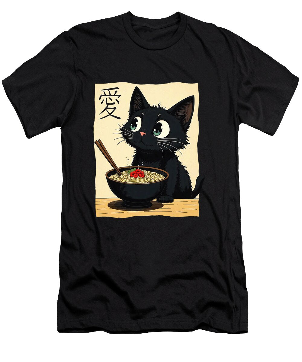 Anime Manga Kawaii Otaku Fashion Streetwear Cat Zyneu Gangd T-Shirt