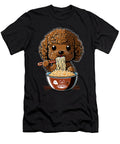 Anime Pet Design Cute Toy Poodle Dog Eating Zyneu Gangd T-Shirt