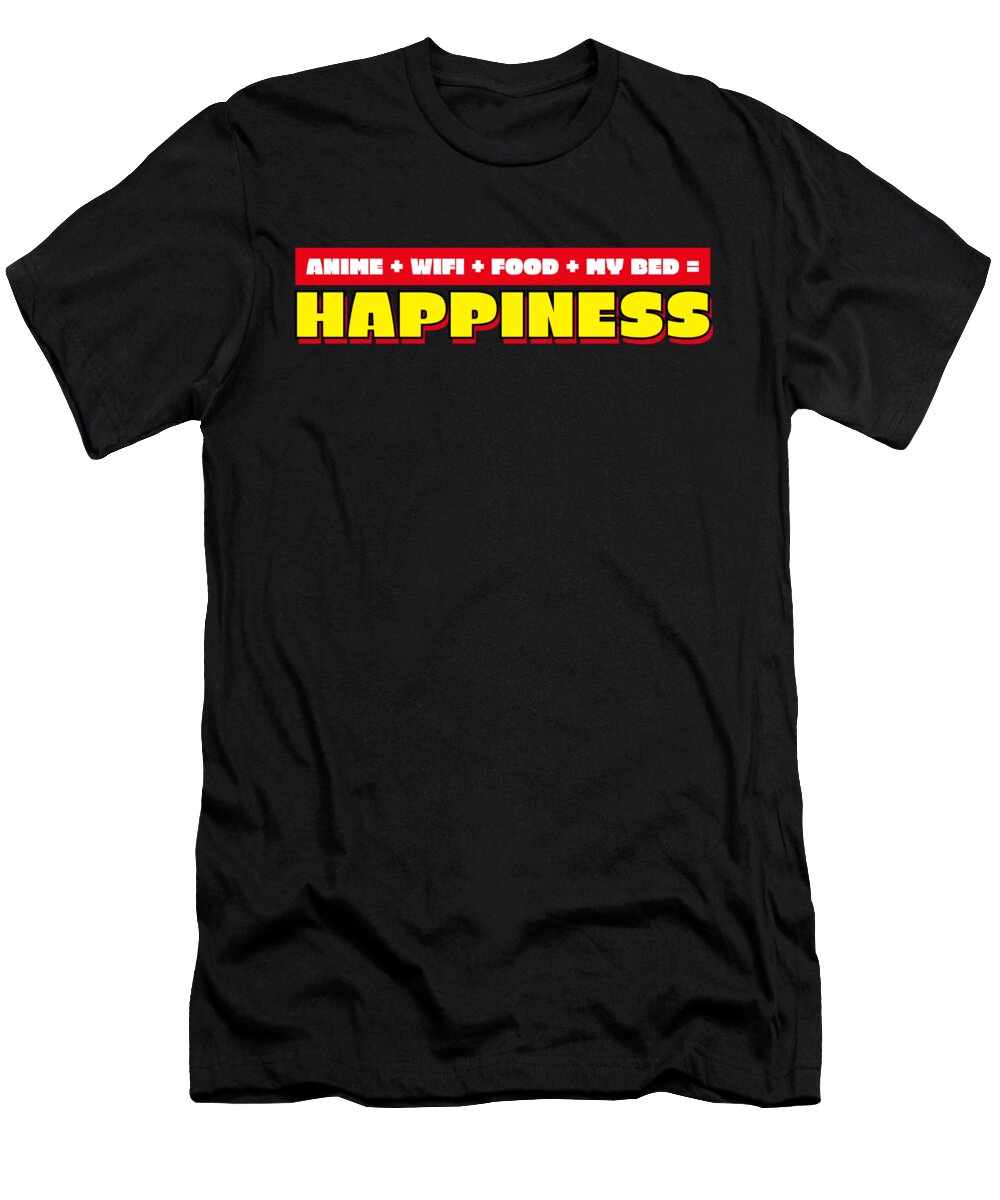 Anime Wifi Food My Bed Happiness Kaylin Watchorn T-Shirt
