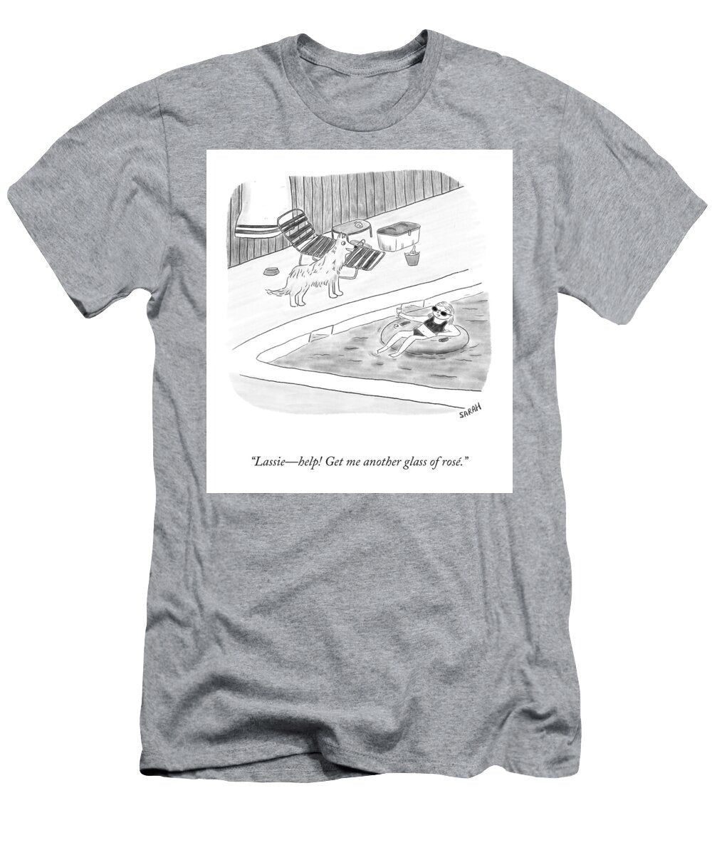 Another Glass of Rose Sarah Kempa T-Shirt