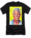 Anthony Bourdain Watercolor Portrait Lee Sinesby T-Shirt