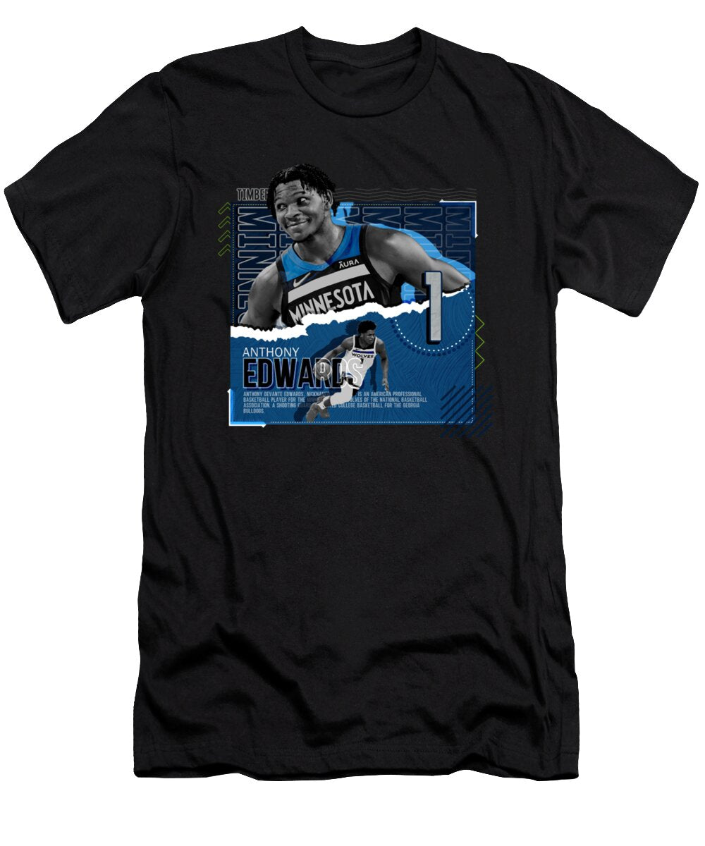 Anthony Edwards Basketball Kelvin Kent T-Shirt