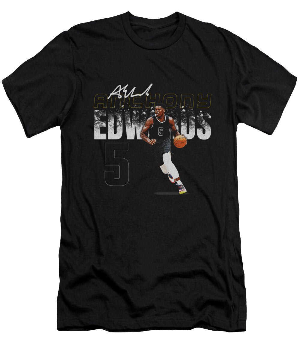 Anthony Edwards Minnesota Dissolve Ihsan Sirin T-Shirt