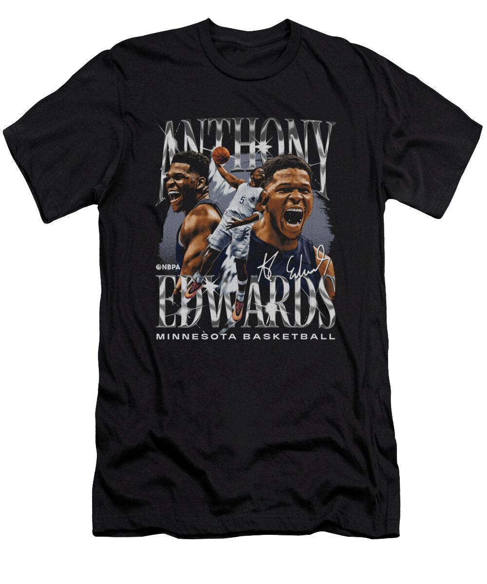 Anthony Edwards Minnesota Vintage Ihsan Sirin T-Shirt