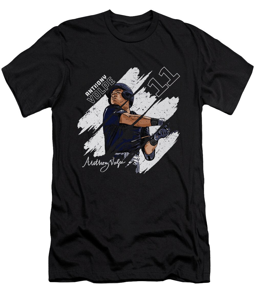 Anthony Volpe New York Y Stripes Ihsan Sirin T-Shirt