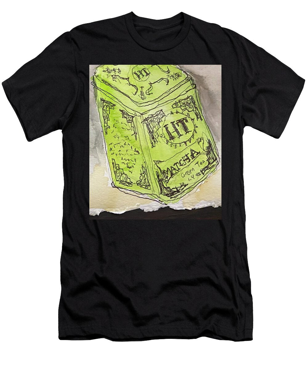 Antique Green Tea Tin Liza Beckerman T-Shirt