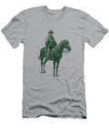 Antique Soldier with Horse Art Madame Memento T-Shirt