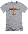 Antique Toy Airplane Floating on White Yopedro T-Shirt
