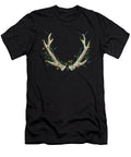Antlers with Wildflowers Watercolor Irina Sztukowski T-Shirt