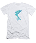 Aqua Boho Shark Laura Ostrowski T-Shirt