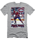 Arber Xhekaj in Action Graffiti Poster Hockey Player NHL Sampadart Gallery T-Shirt