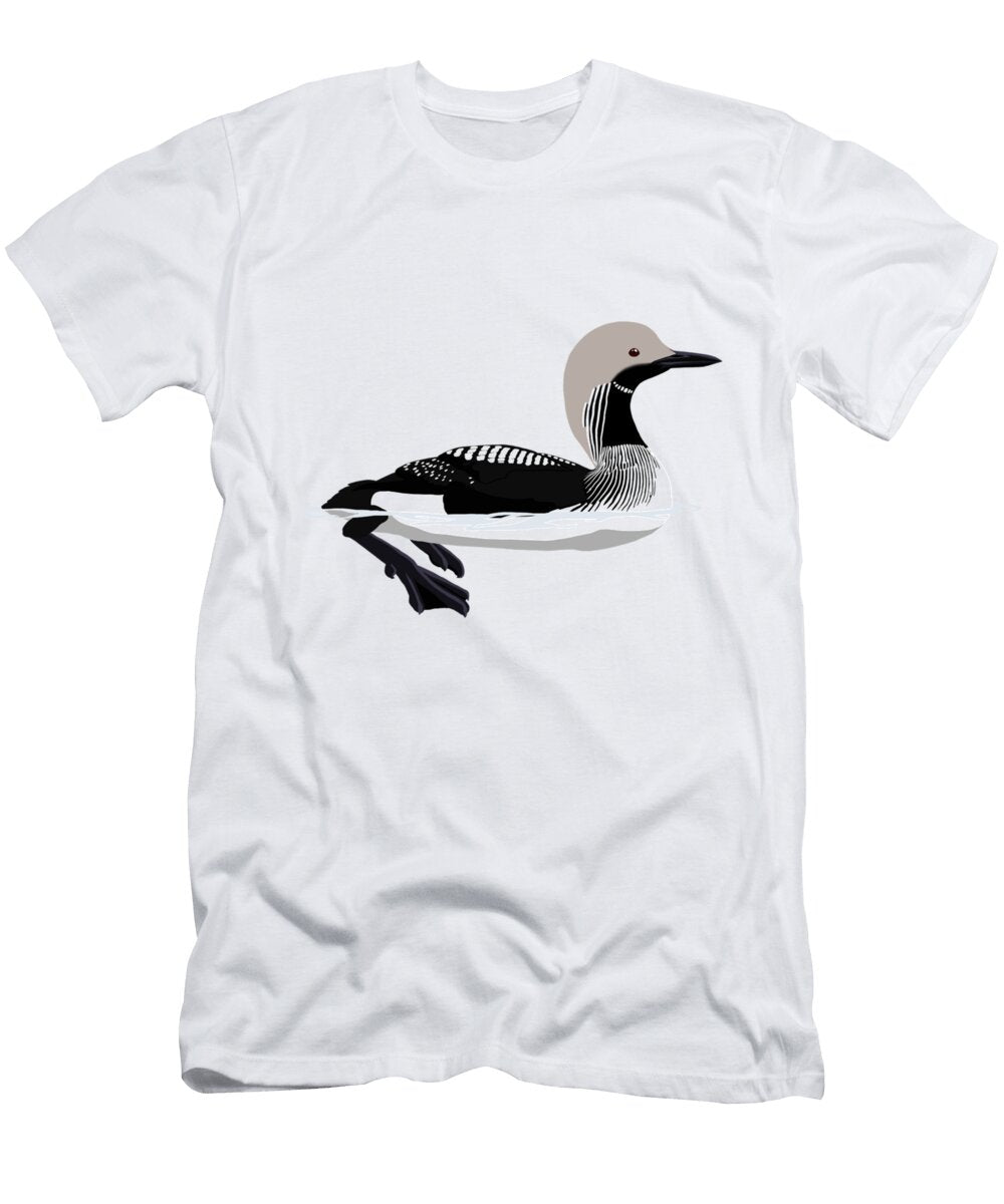 Arctic Loon Blackthroated Diver Funny Vintage Jodie Moore T-Shirt