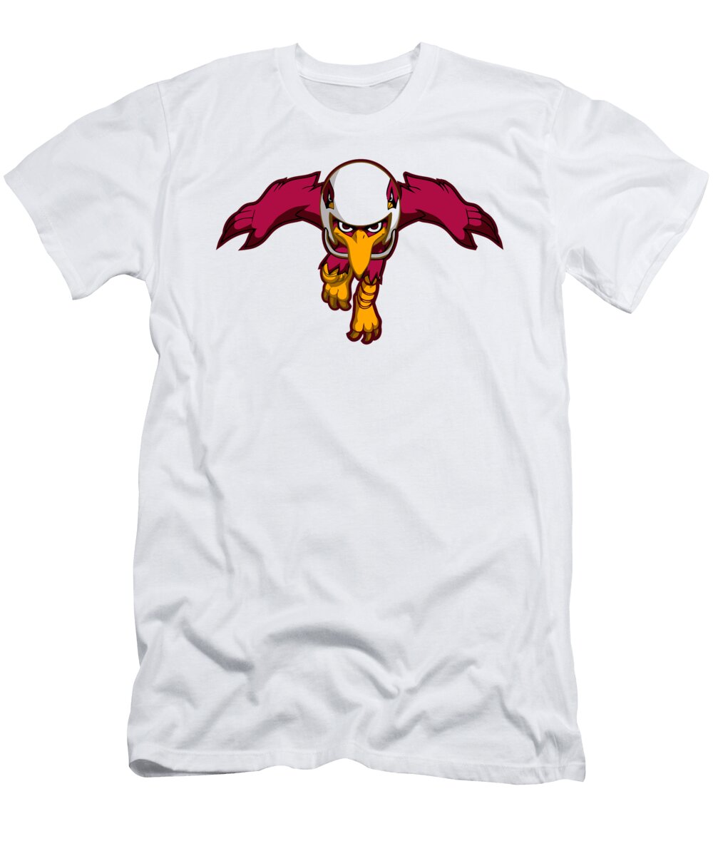 Arizona Cardinals Logo Rosa English T-Shirt