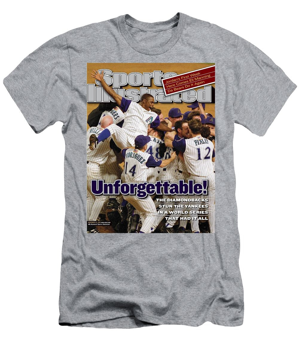 Arizona Diamondbacks 2001 World Series November 12 2001 Sports Illustrated Cover T-Shirt