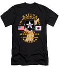 Army Katusa 2nd Id W Korea Map Tom Adkins T-Shirt