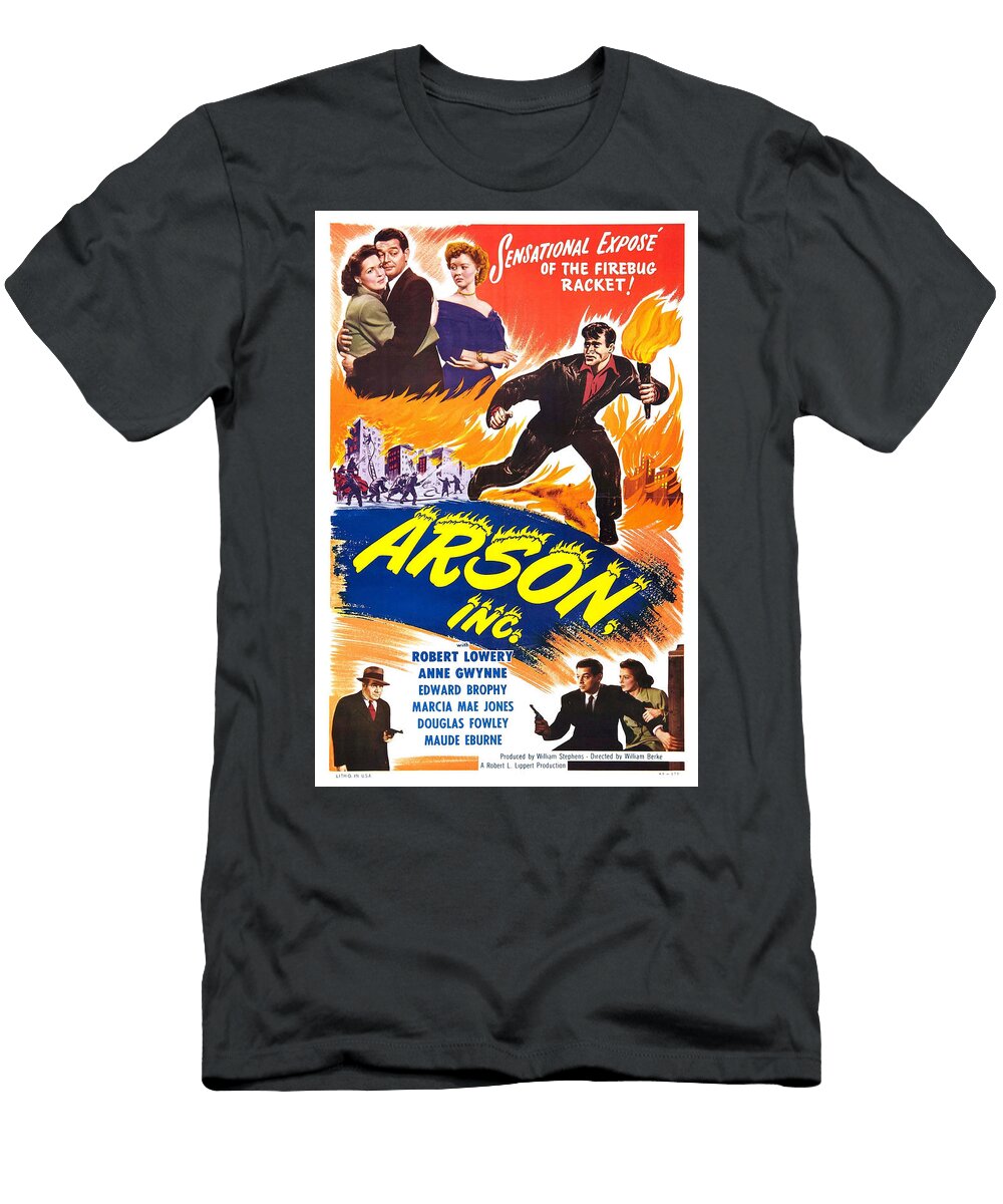 Arson Inc 1949 Original Movie Poster T-Shirt