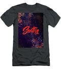Art Hockey Seattle NHL Team Leith Huber T-Shirt