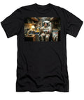 Astronaut Cooking Noodles in Tiny Cabin Matthias Hauser T-Shirt
