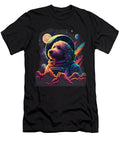 Astronaut Goldendoodle Dog Space Galaxy Men Kids Natalie Lidford T-Shirt
