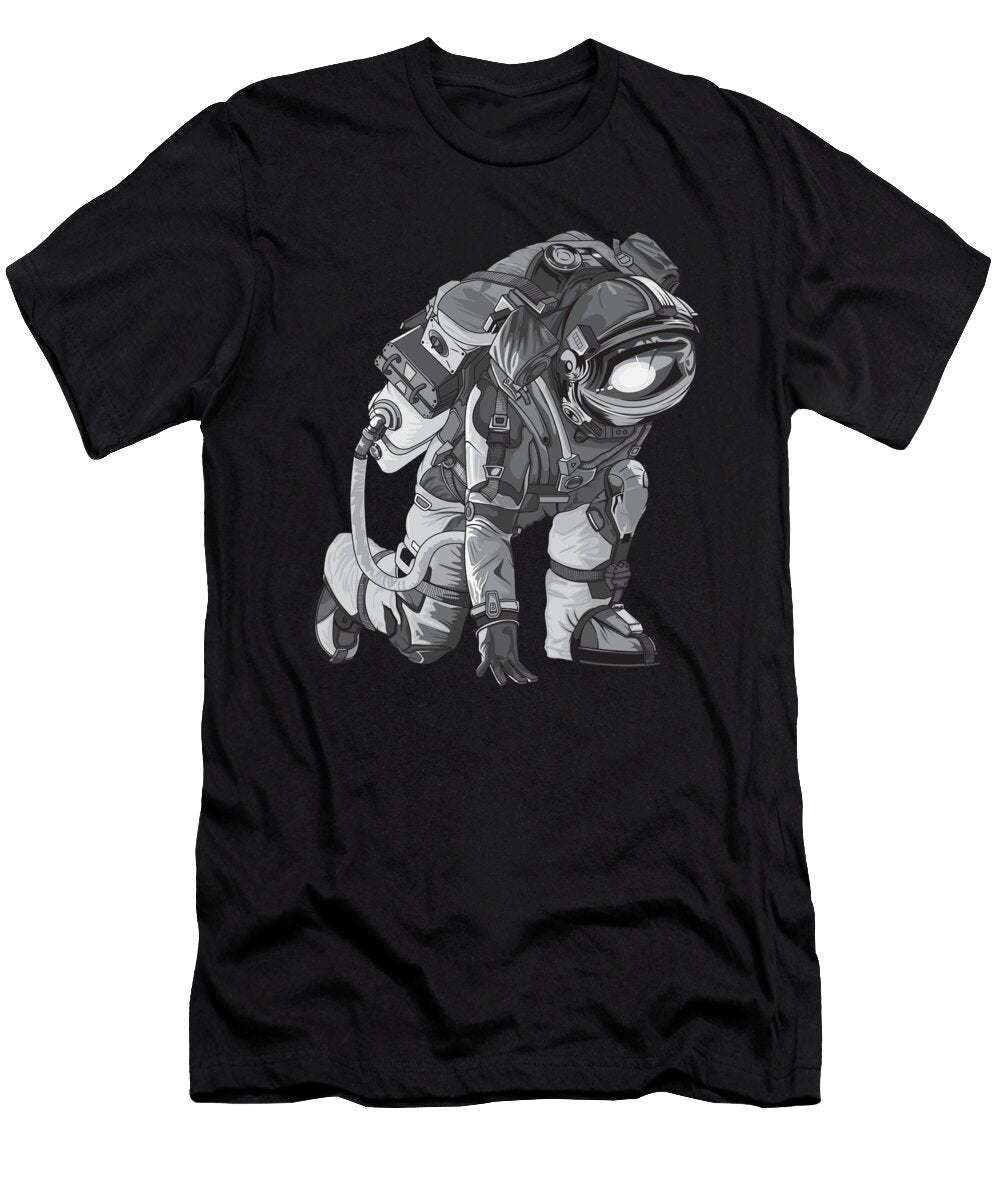 Astronaut Moon Landing Ryan Da T-Shirt