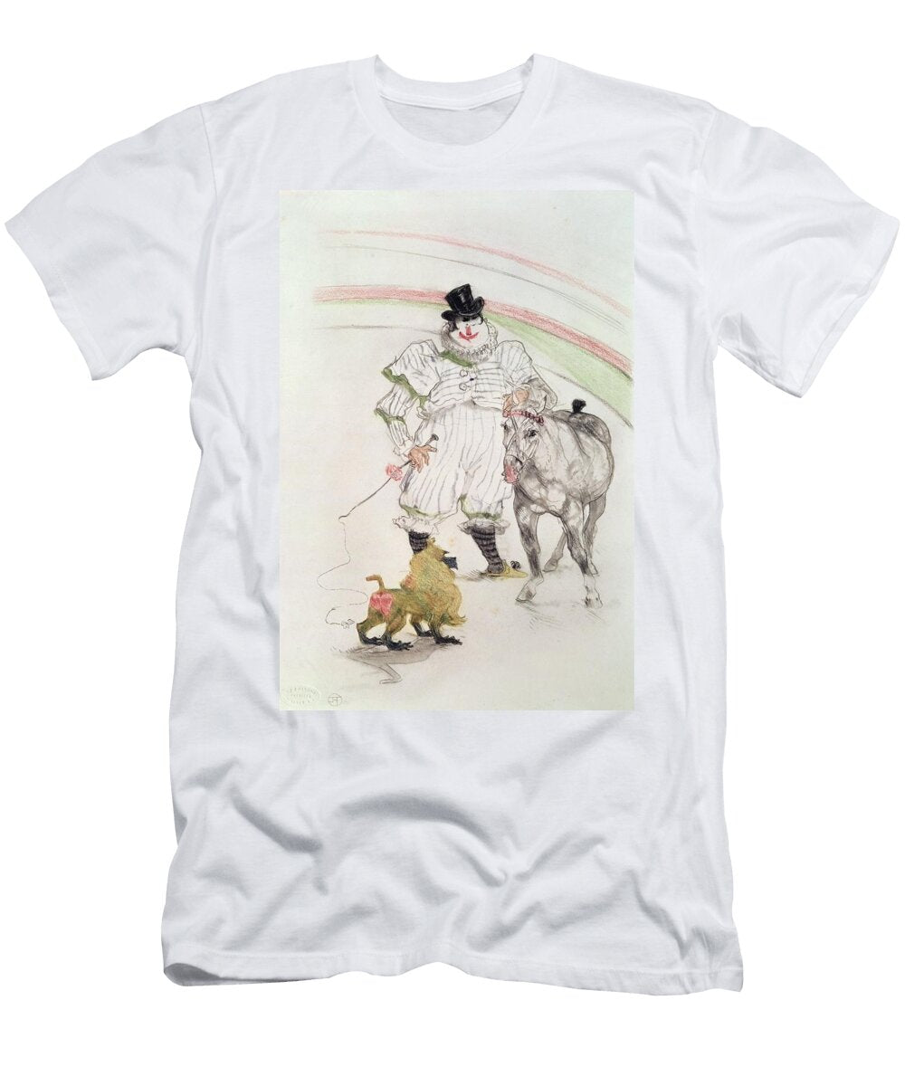At the Circus Performing Horse and Monkey 1899 Chalk Crayons and Graphite Henri De Toulouse Lautrec T-Shirt