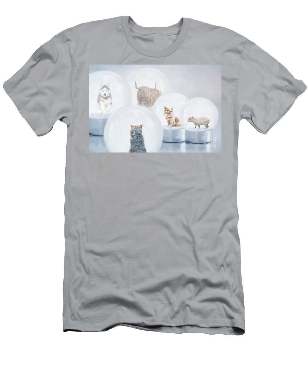 At the Snowglobe Factory Elisabeth Lucas T-Shirt