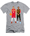 Atlanta Hawks Dejounte Murray 5 Trae Young 11 Quang Vu T-Shirt