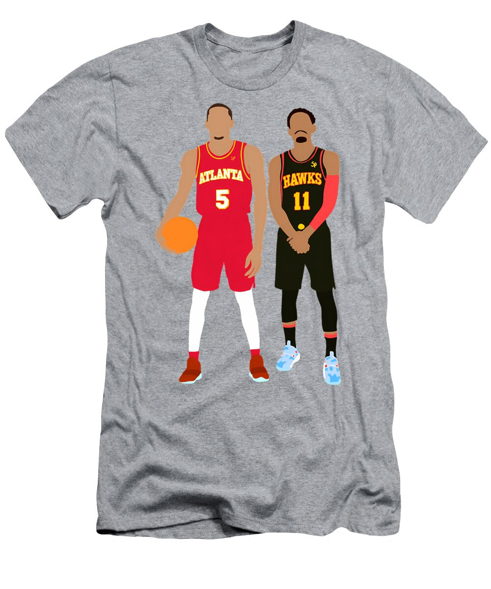 Atlanta Hawks Dejounte Murray 5 Trae Young 11 Quang Vu T-Shirt