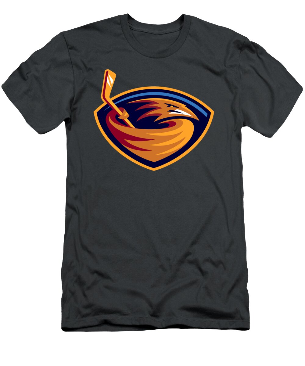 Atlanta Thrashers Primary Logo Lafayette Stehr T-Shirt