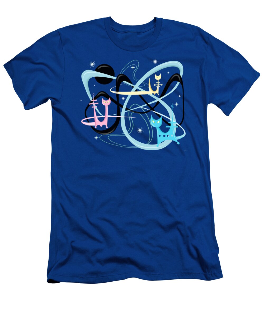 Atomic Rocket Cats in Space Little Bunny Sunshine T-Shirt