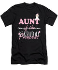 Aunt of the Birthday Princess Llamazing Girl Llama Party Product Art Grabitees T-Shirt