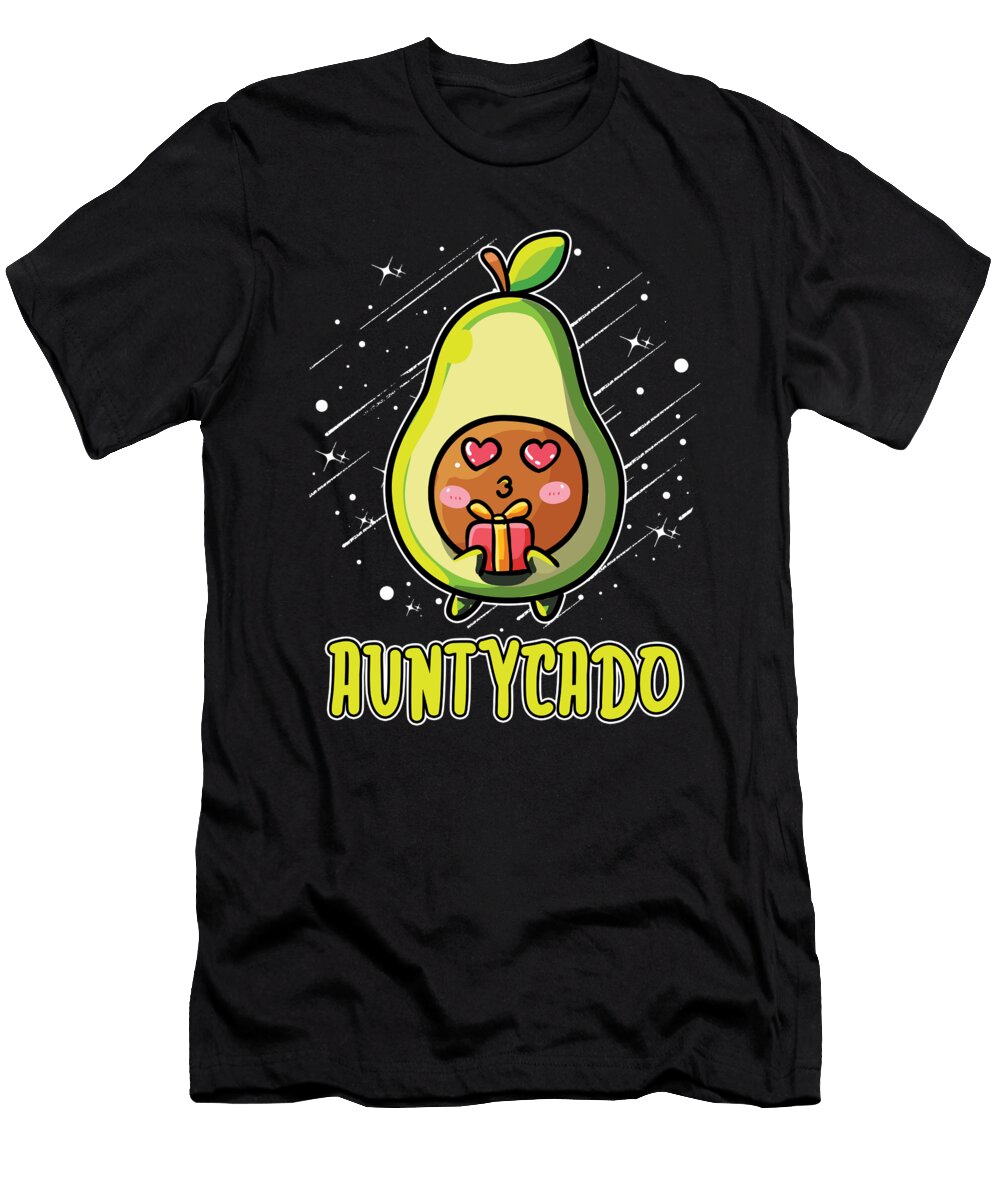 Aunty Avocado Grand Family Aunt Crazy Squirrel T-Shirt
