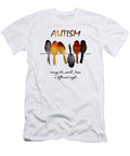 Autism Seeing the Orld From a Different Angle Colors Autism Chef Elijah Brill T-Shirt