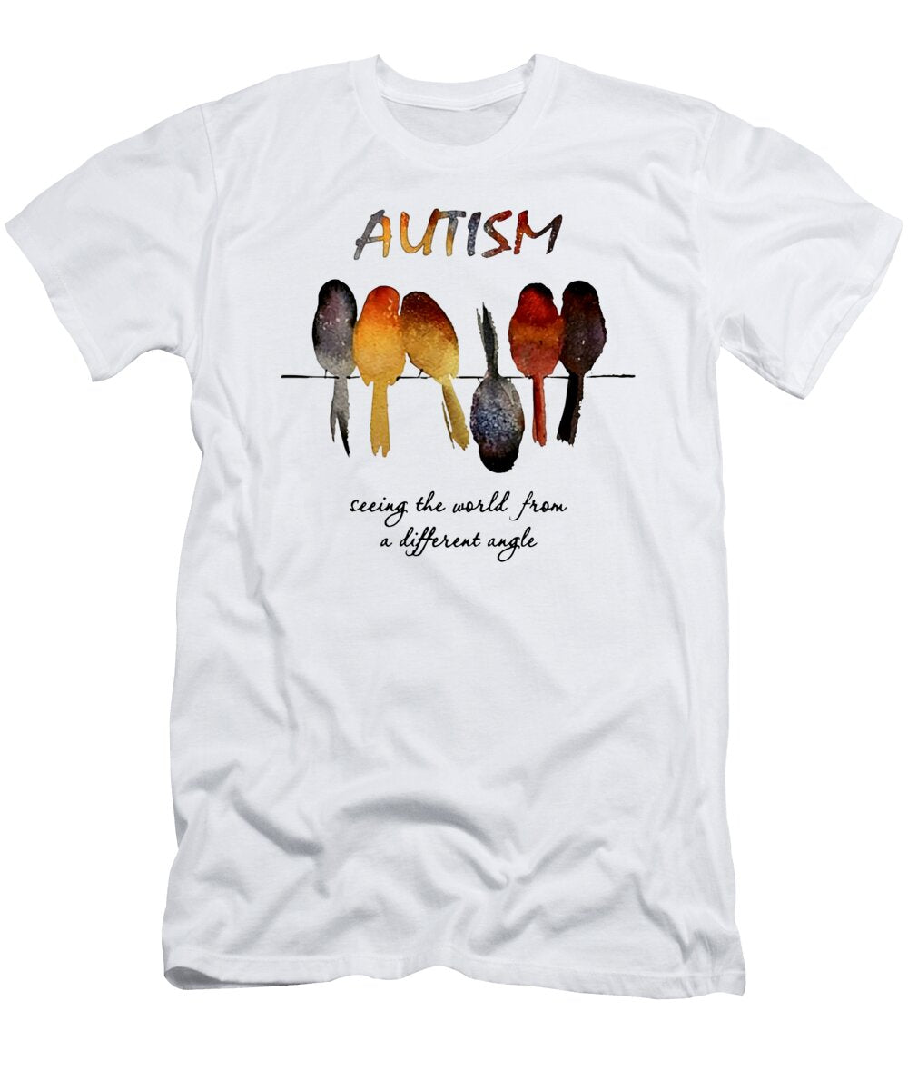 Autism Seeing the Orld From a Different Angle Colors Autism Chef Elijah Brill T-Shirt