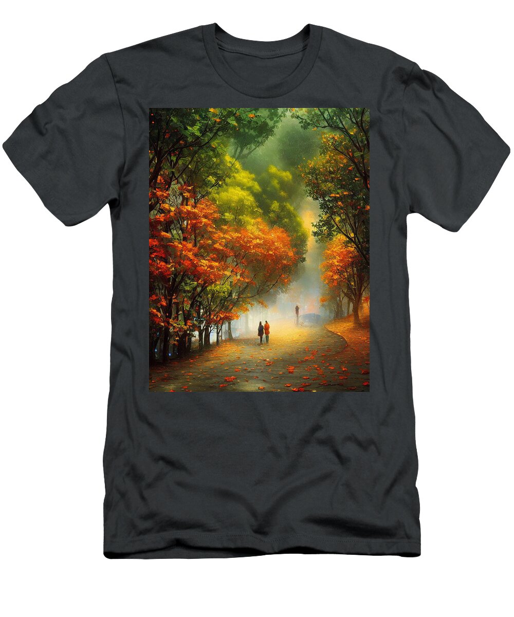Autumn Stroll Bob Smerecki T-Shirt