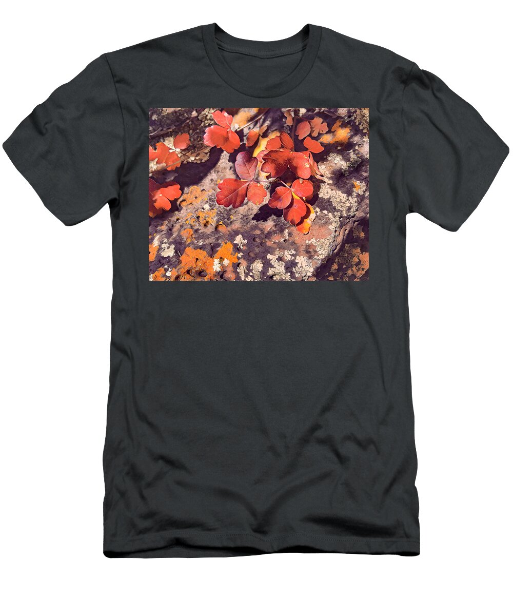 Autumn Sumac Bush Jim Thomas T-Shirt