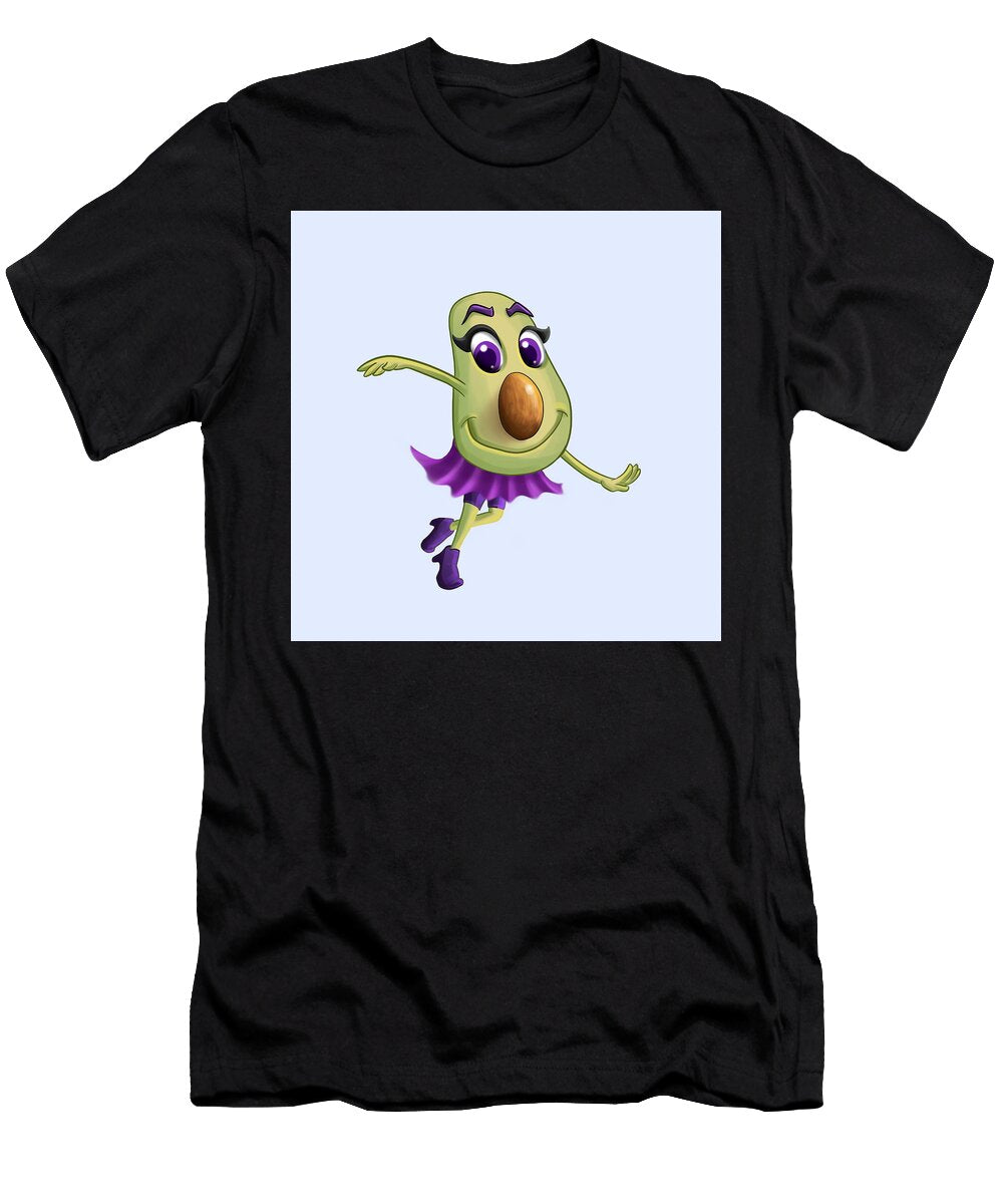 Ava the Avocado Bg Dancing Littles Jungle T-Shirt