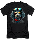 Aviation Toy Poodle Dog Airplane Pilot on Poodle Natalie Lidford T-Shirt