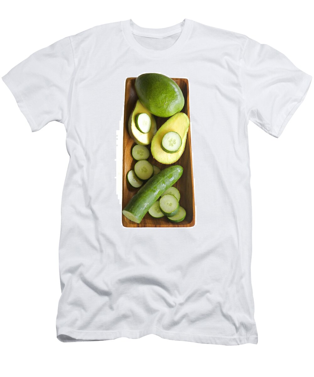 Avocado and Cucumbers Ii Kicka Witte T-Shirt