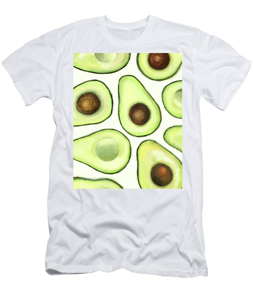 Avocado Arrangement Ii Victoria Borges T-Shirt