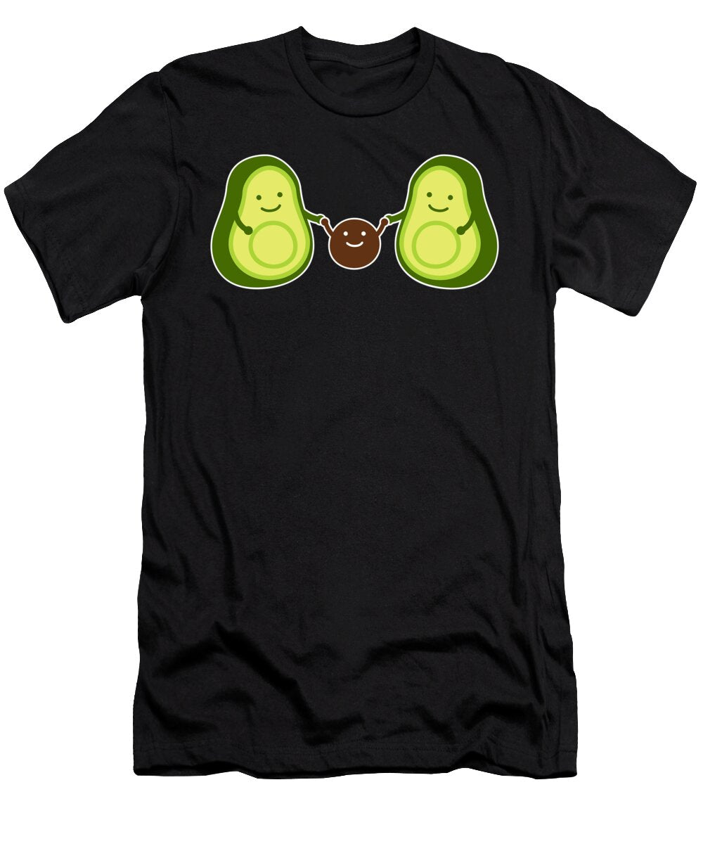 Avocado Family By Designzz T-Shirt