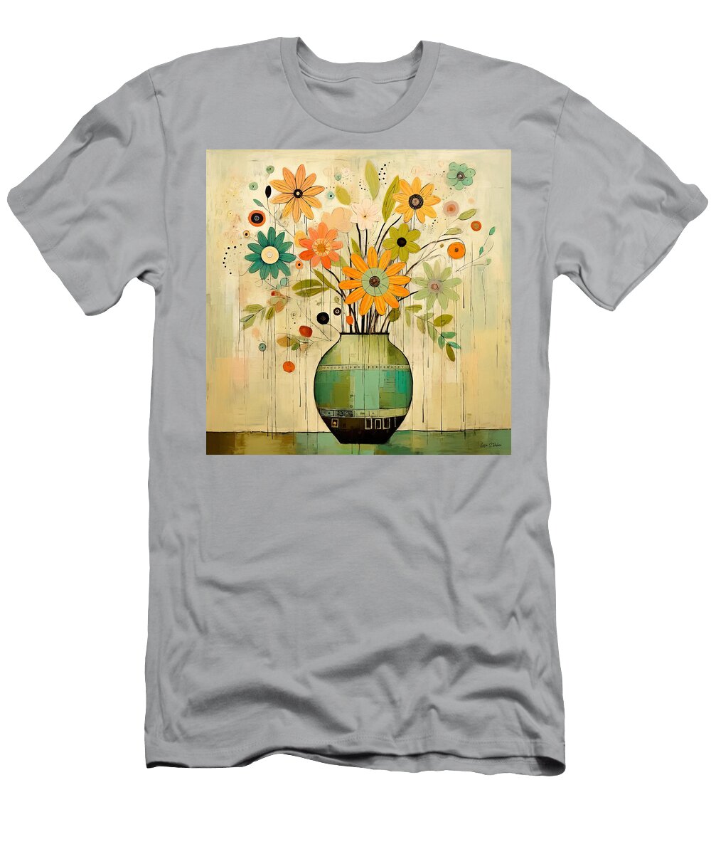 Avocado Flowers Lisa S Baker T-Shirt