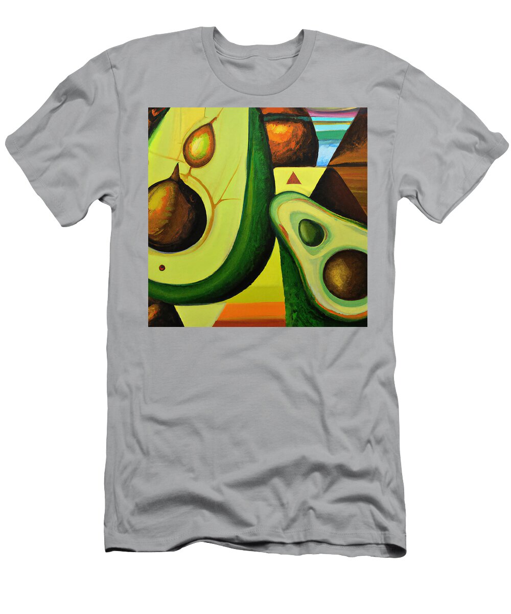 Avocado Fruit Stellart Studio T-Shirt