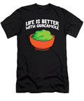 Avocado Guacamole Love Life Is Better with Guacamole Eq Designs T-Shirt
