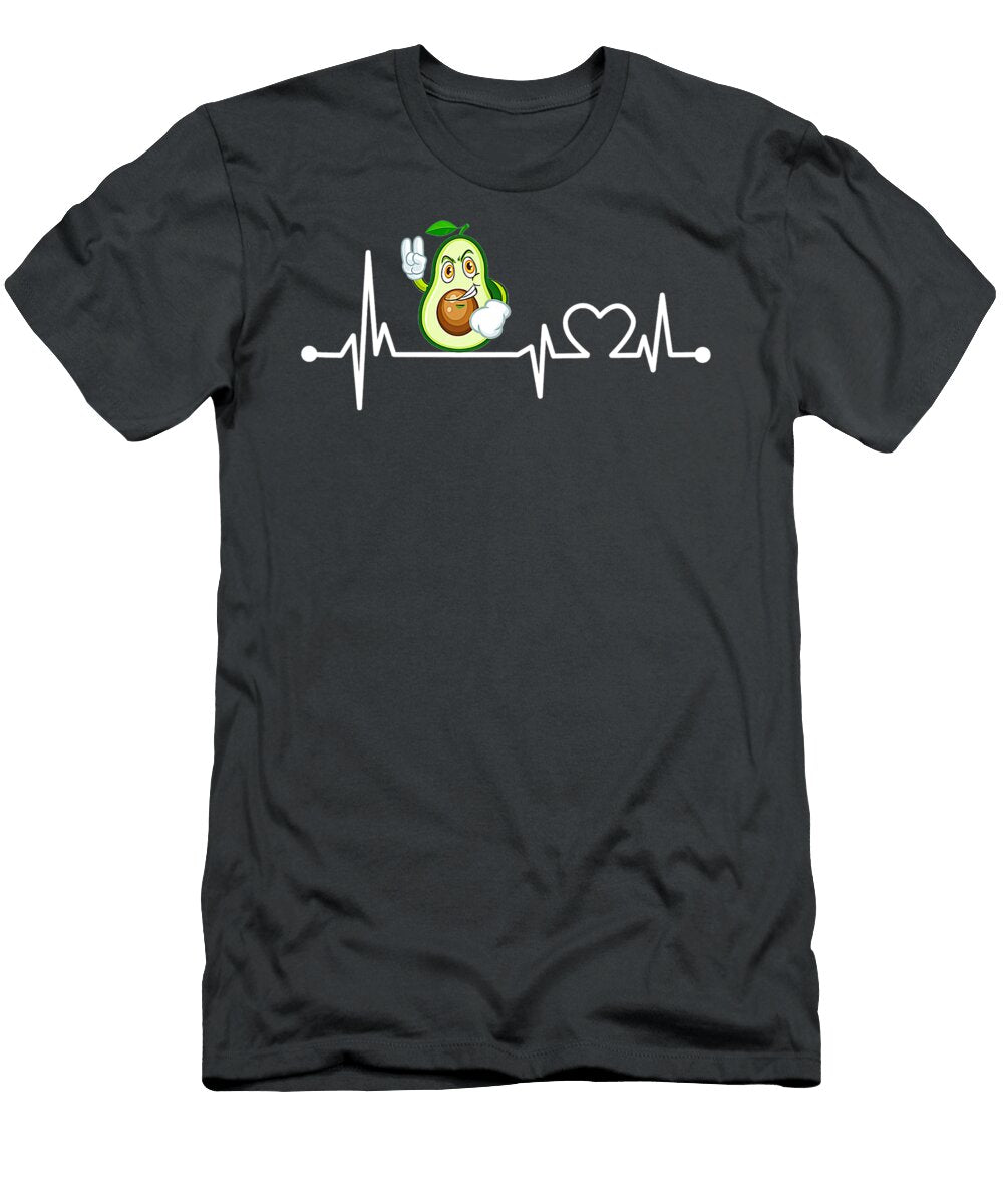 Avocado Heartbeat Funny Baker Cool Lover Gift Handsley Nguyen T-Shirt