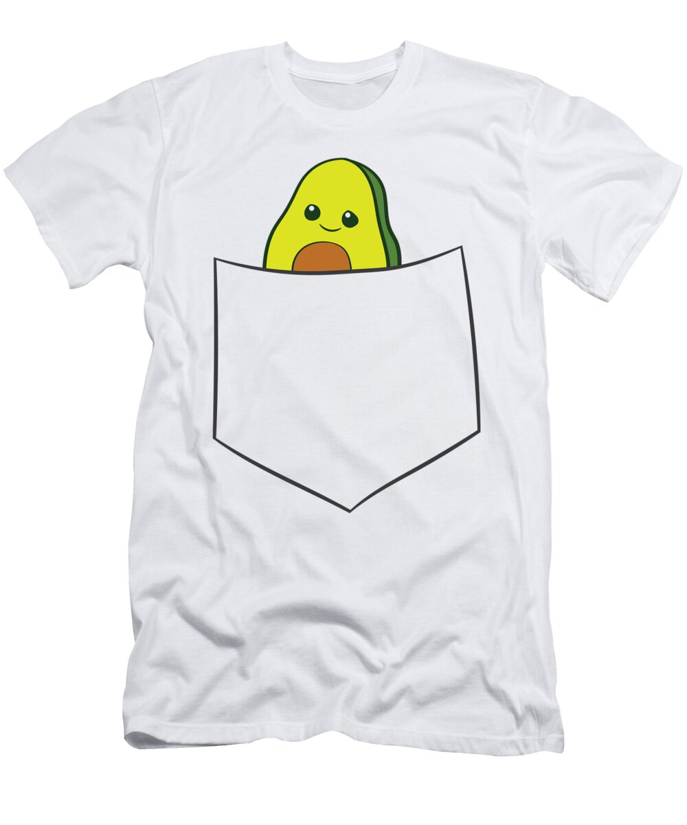 Avocado in the Pocket Vegan Food Avocado in Pocket Eq Designs T-Shirt