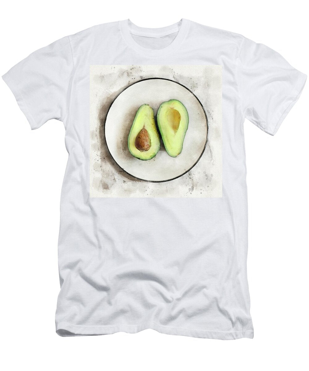 Avocado in Watercolor Tammy Wetzel T-Shirt
